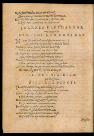 Ioannes Hartmannus ...