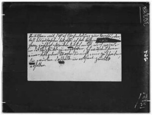 Privates Schriftstück; Reproduktion