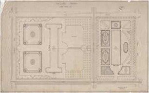 Voit, August von; München; Neue Pinakothek - Alte u. Neue Pinakothek (Lageplan)