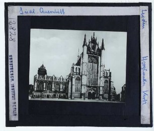 Leiden, Hooglandse Kerk : Außenaufnahme südliche Querschiff