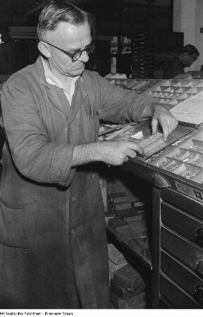 Mitarbeiter der Druckerei Offizin Haag-Drugulin (Schriftsetzer)