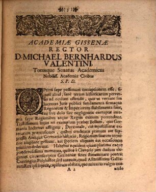 Gothofredi Arnoldi, Historiarum Professoris Publici Gisseni Commentatio De Corrupto Historiarum Studio