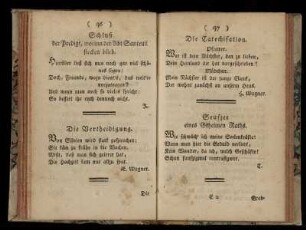 Schluß der Predigt, worinn der Abt Santeuil stecken blieb