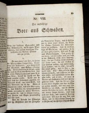 No. VIII. [Den 20ten May 1799.]