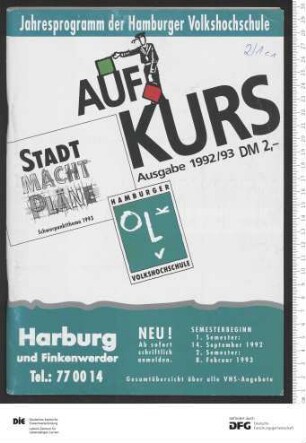 Programm Jahr 1992/1993