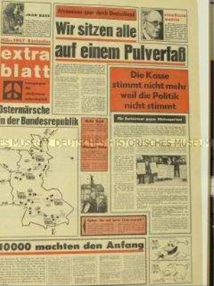 Sonderdruck der Kampagne für Abrüstung zu den Ostermärschen 1967
