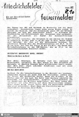 1988,Nov.: Friedrichsfelder Feuermelder