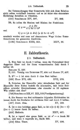 § 5. Teilbarkeit (22).
