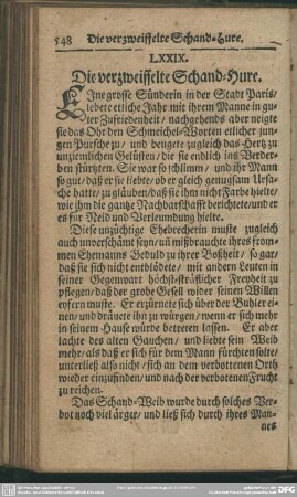 LXXIX. Die verzweiffelte Schand-Hure
