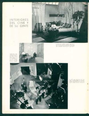 Interiores del cine y de su gente