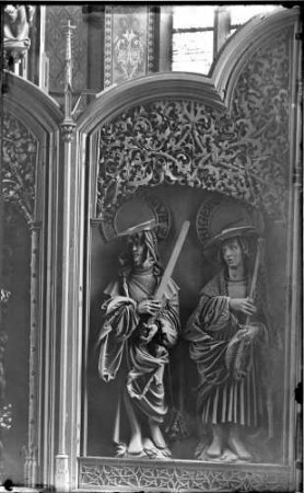 Breisach Sankt Stephansmünster Hochaltar (1523/1526) Rechter Flügel innen - Heiliger Protasius und Heiliger Gervasius