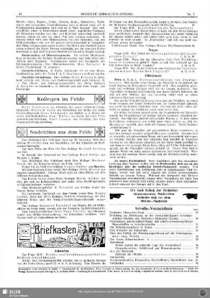 Kollegen im Felde