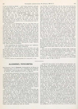 407-412 [Rezension] Cullmann, Oscar, Oikonomia