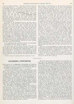 407-412 [Rezension] Cullmann, Oscar, Oikonomia