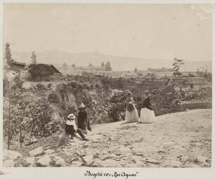 Bogotá von "Las Aguas" [Kolumbien. 1868 : Bogotá]
