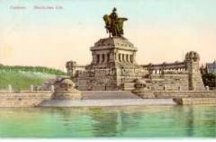 Das Wilhelm-Denkmal am Deutschen Eck in Koblenz