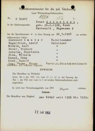 Schneider, Ernst