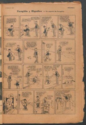 Paragüita y Miquelino. - [Cómic] : Un negocio de Paragüita