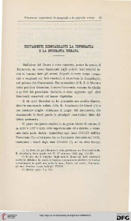 17: Trovamenti risguardanti la topografia e la epigrafia urbana, [31]