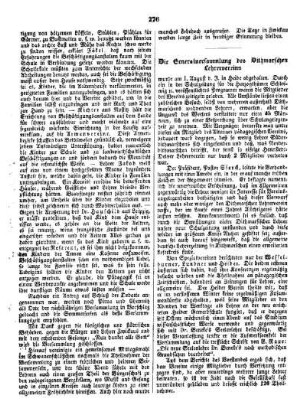 Die Generalversammlung des Dithmarschen Lehrervereins