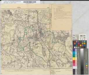[Geplante Aufstellung von Warntafeln für den Kfz-Verkehr im Kreis Moers]. [Stadt Moers].