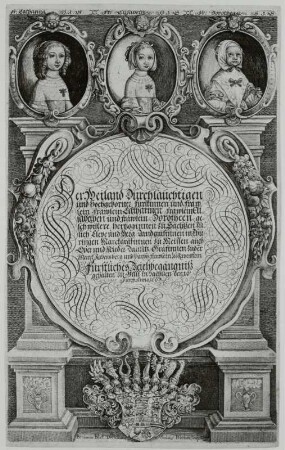 Bildnisse von Katharina, Elisabeth und Dorothea, Prinzessinnen von Sachsen-Weißenfels