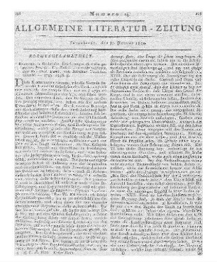 Gönner, N. T.: Erörterungen über den gemeinen Prozeß. Ein Zusatz zu den Grundsätzen des Herrn Prof. Danz. Bamberg: Dederich 1799