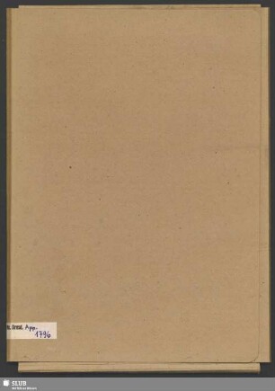 1796: Briefe und Familienpapiere der Familie Schubert - Mscr.Dresd.App.1796