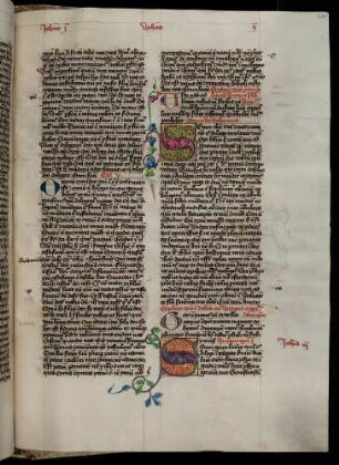 Zierinitiale (Johannes-Brief II.): S(enior electe); Zierinitiale (Johannes-Brief III.): S(enior gaio)