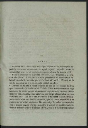III - Toledo