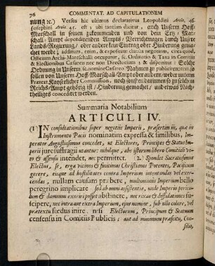 76-81, Articuli IV