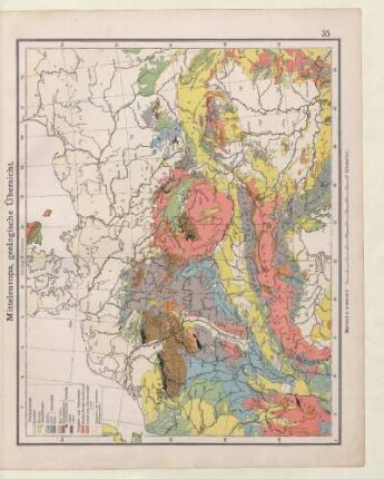 Mitteleuropa, geologische Übersicht