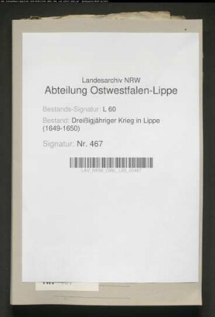 Kriegskontributionsrechnungen 1629-1636