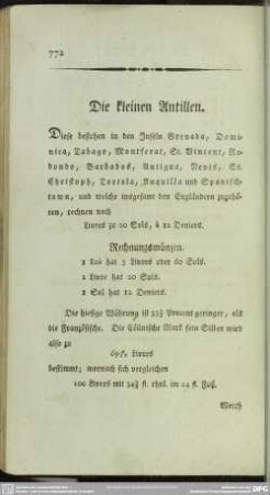 Die kleinen Antillen