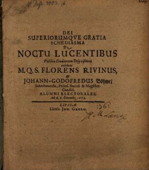 De noctu lucentibus