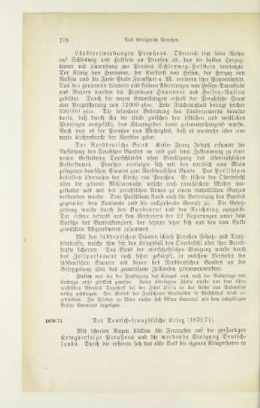 Der Deutsch-französische Krieg (1870/71)