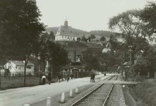 Olbernhau : Olbernhau, Oberneuschönberg, Blick zur Kirche