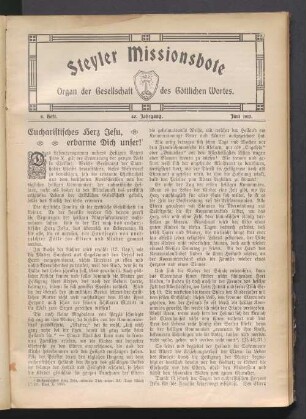 9. Heft. 40. Jahrgang. Juni 1913