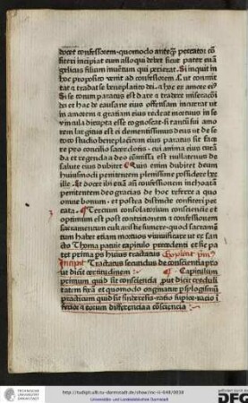 Tractatus secundus de conscientia prout dicit certitudinem.
