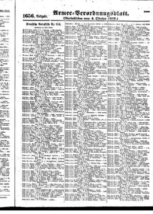 1656. Ausgabe. Donnerstag, 4. Oktober 1917