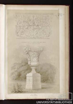 114. Colossale Vase im Garten von Sans-Souci