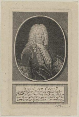 Bildnis des Samuel de Cocceji