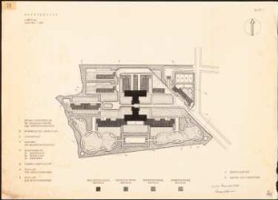 Krankenhaus: Lageplan 1:500