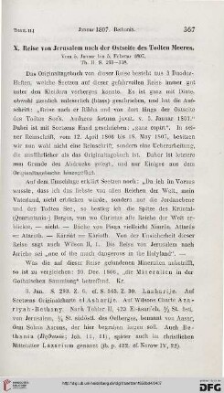 X: Reise nach Jerusalem nach der Ostseitedes Todten Meeres