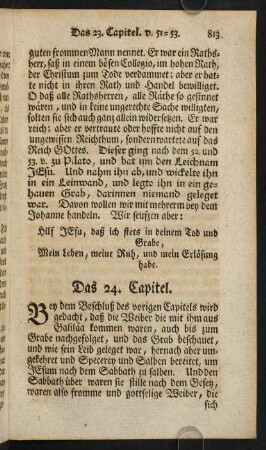 813-855, Das 24. Capitel