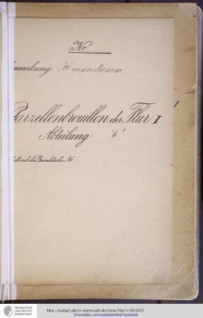 No. 5 Gemarkung Heusenstamm, Flur I, Abteilung CII