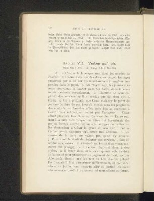 Kapitel VII. Verben auf -oir.