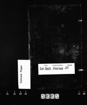 Gerichtshandelsbuch (Hinterglauchauer Anteil), Bd. 23