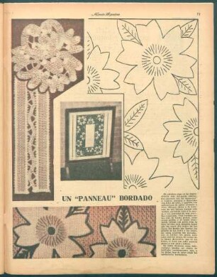 Un "Panneau" bordado [Dibujos]