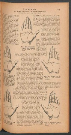 La mano - sus formas, sus líneas y el significado de estas - [Continuación]